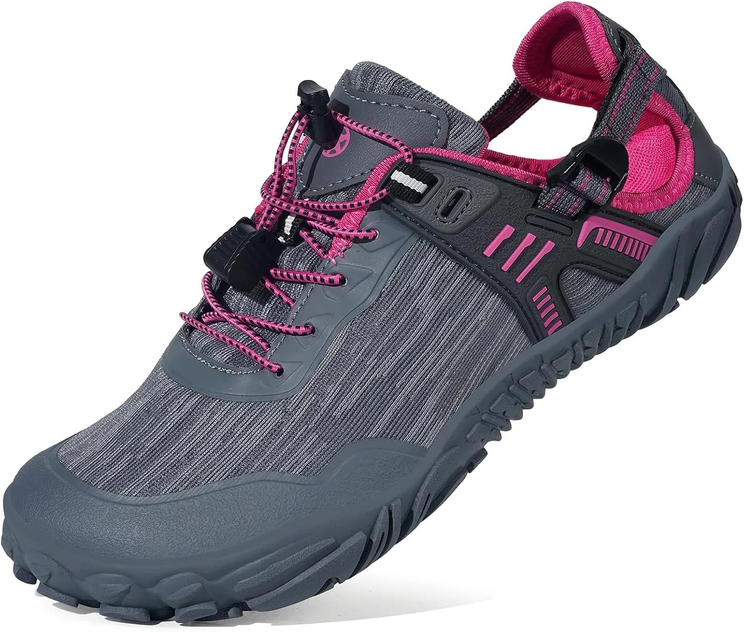 Eagsouni Womens Mens Water Shoes Quick Dry Sport Aqua Shoes Barefoot Non-Slip Outdoor Hiking Sandals with Wide Toe Box & Arch Support