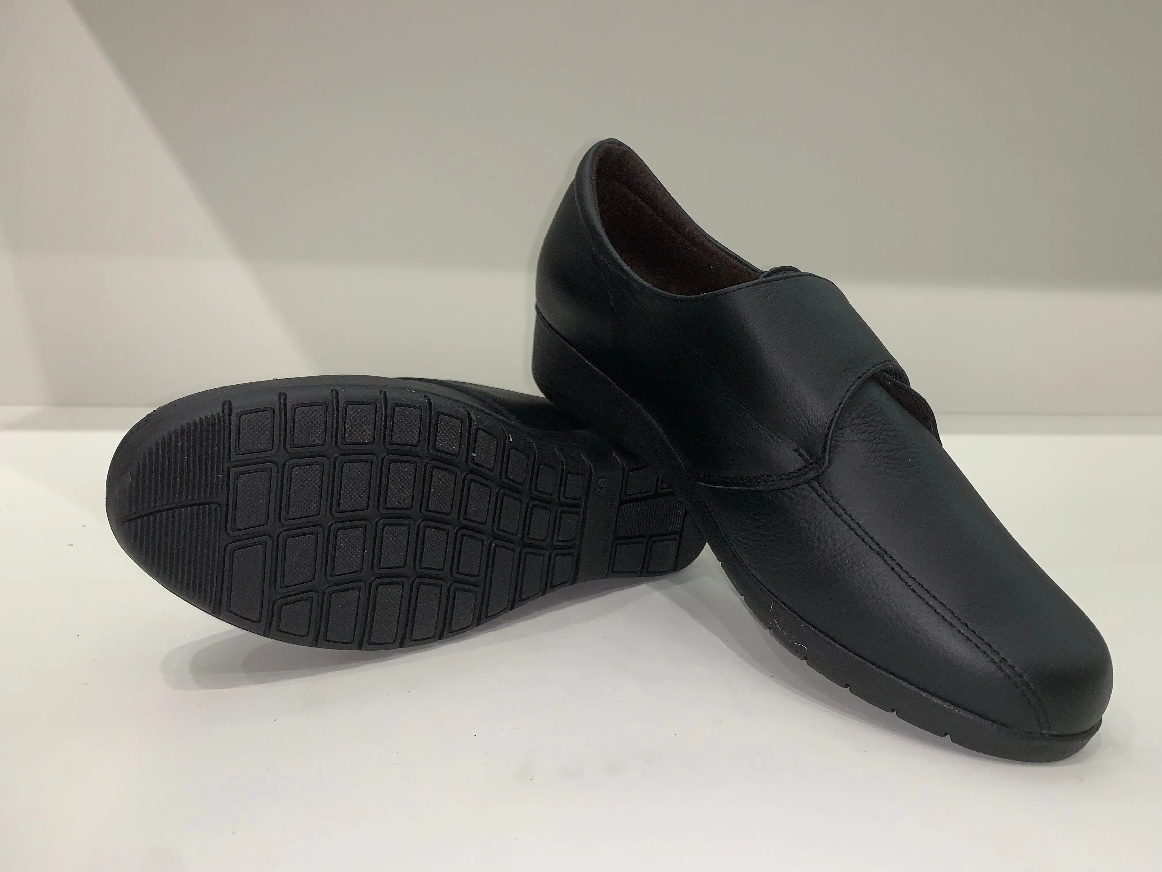 EASY LEATHER SLIPON VELCRO