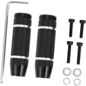 Ebike Pedals Pegs Aluminum Alloy Bike Rear Pedal Anti-Slip Grooves Easy Installation
