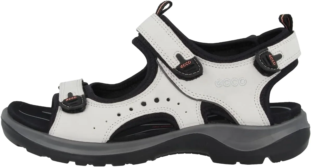 ECCO Women's Yucatan Sport Sandal, Shadow White, 11-11.5