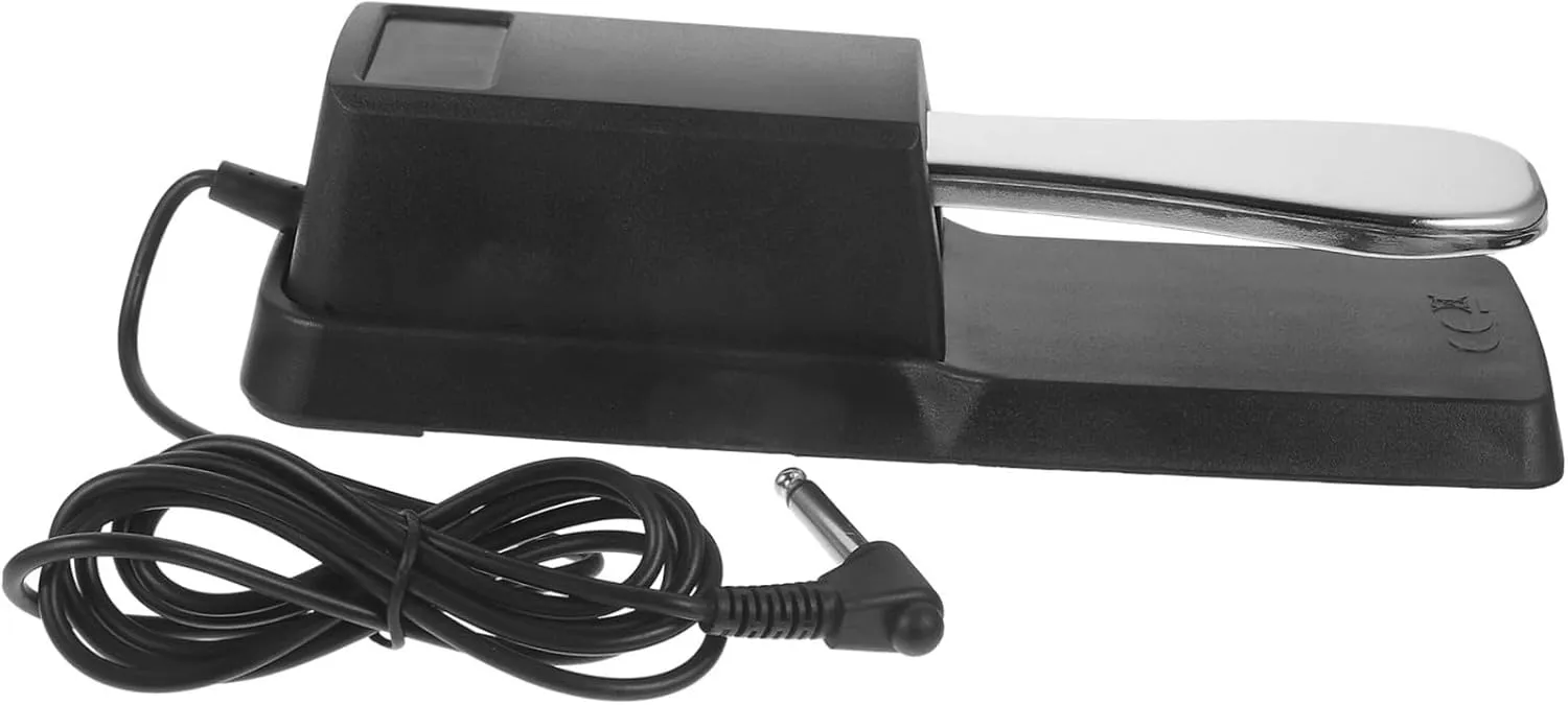 Electronic Piano Sustain Pedal for Keyboards Easy to Install Half-pedal Non-slip Random Style