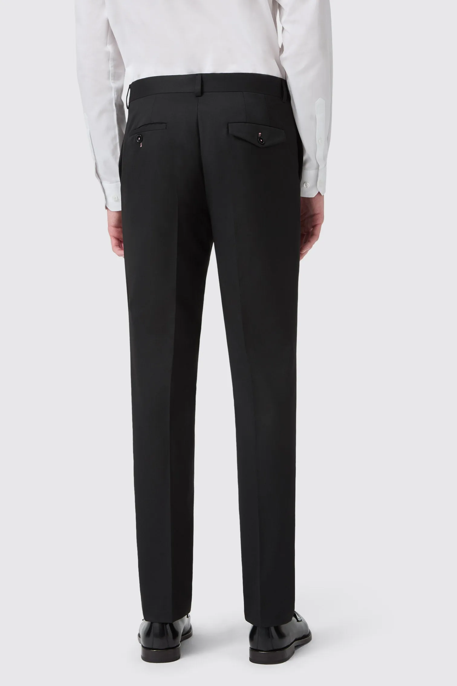 Ellroy Slim Fit Black Suit Trouser
