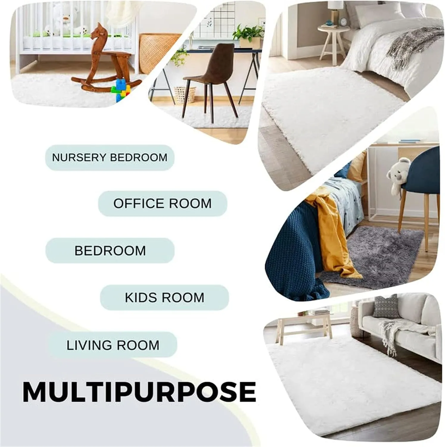 Farmhouse Rustic Lodge Bear Entrance Rug, 4x10ft, Wildlife Fish Duck Deer Rug Runners for Hallways, Pet Friendly Absorbent Easy Clean Rugs, Easy Clean Anti-Skid Soft Runner Mat for Family Bedsid