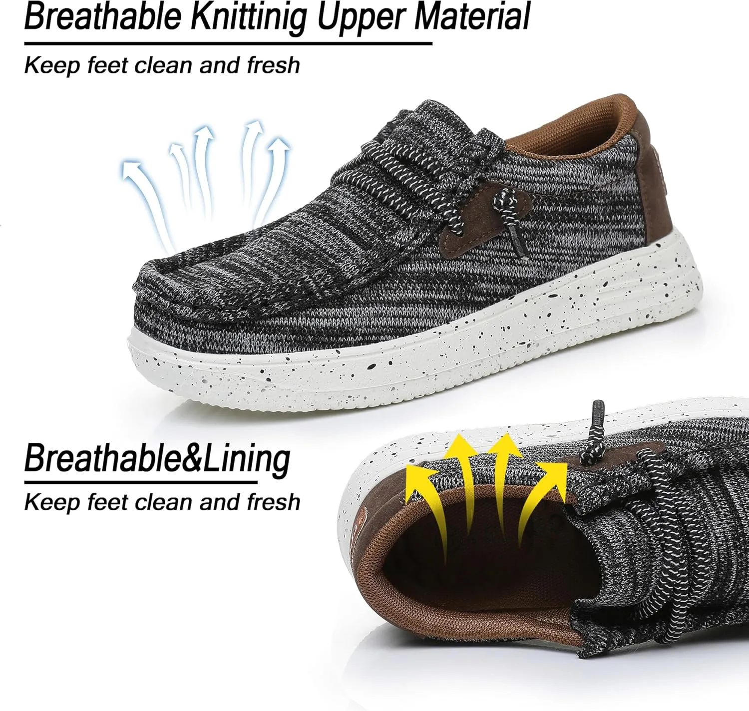 Felabo Boys & Girls Slip-On Loafers – Lightweight, Breathable & Comfortable Casual Shoes, Easy Wear (Toddler/Little Kid/Big Kid)