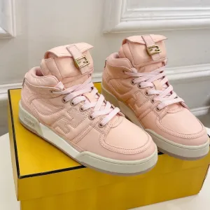 FENDI Compliance-certified IN PINK LOGO LAMBSKIN SNEAKER Extensive catalog SOCK BOOTS LIGHT FENDI