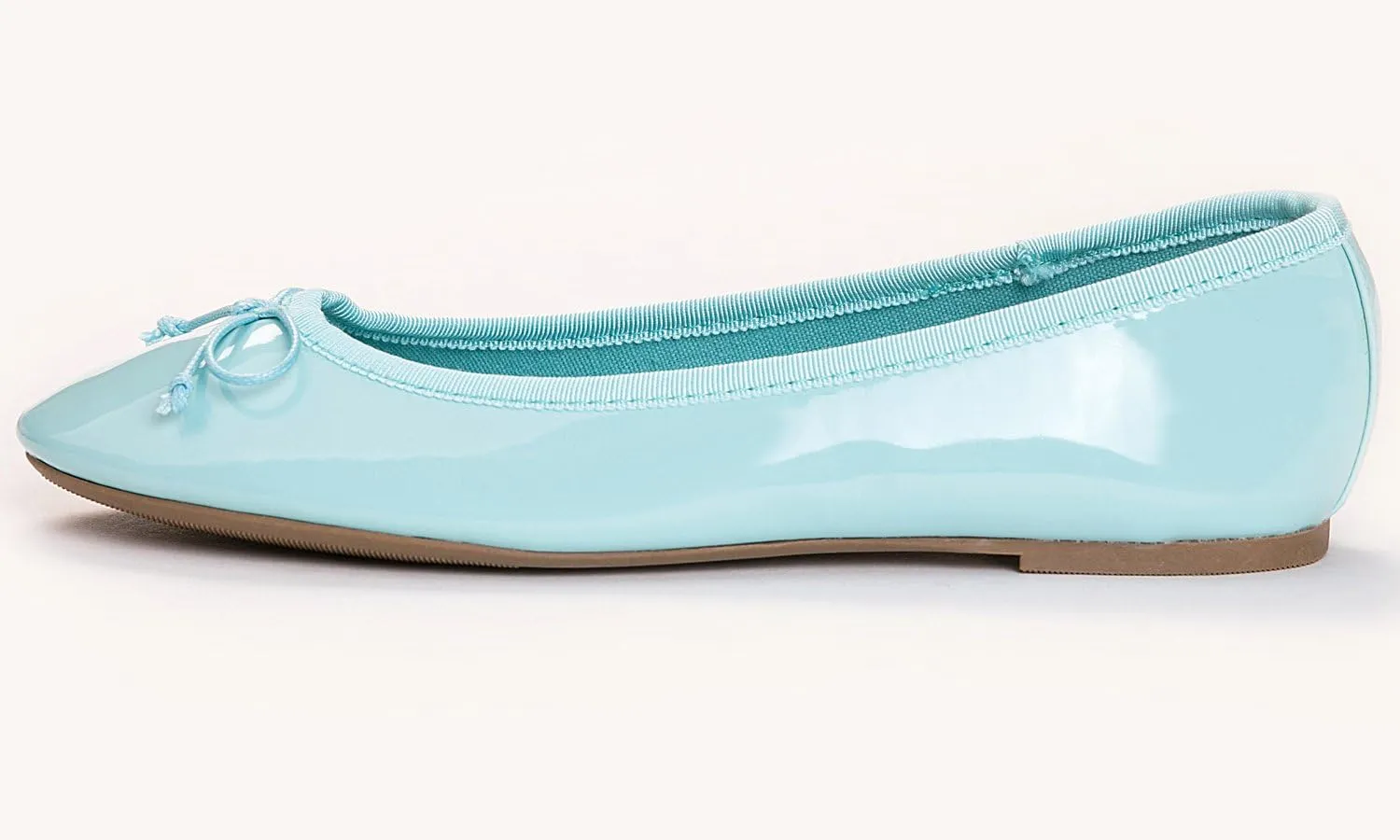 FEVERSOLE Women's Macaroon Colorful Memory Foam Cushion Insock Patent Ballet Flat