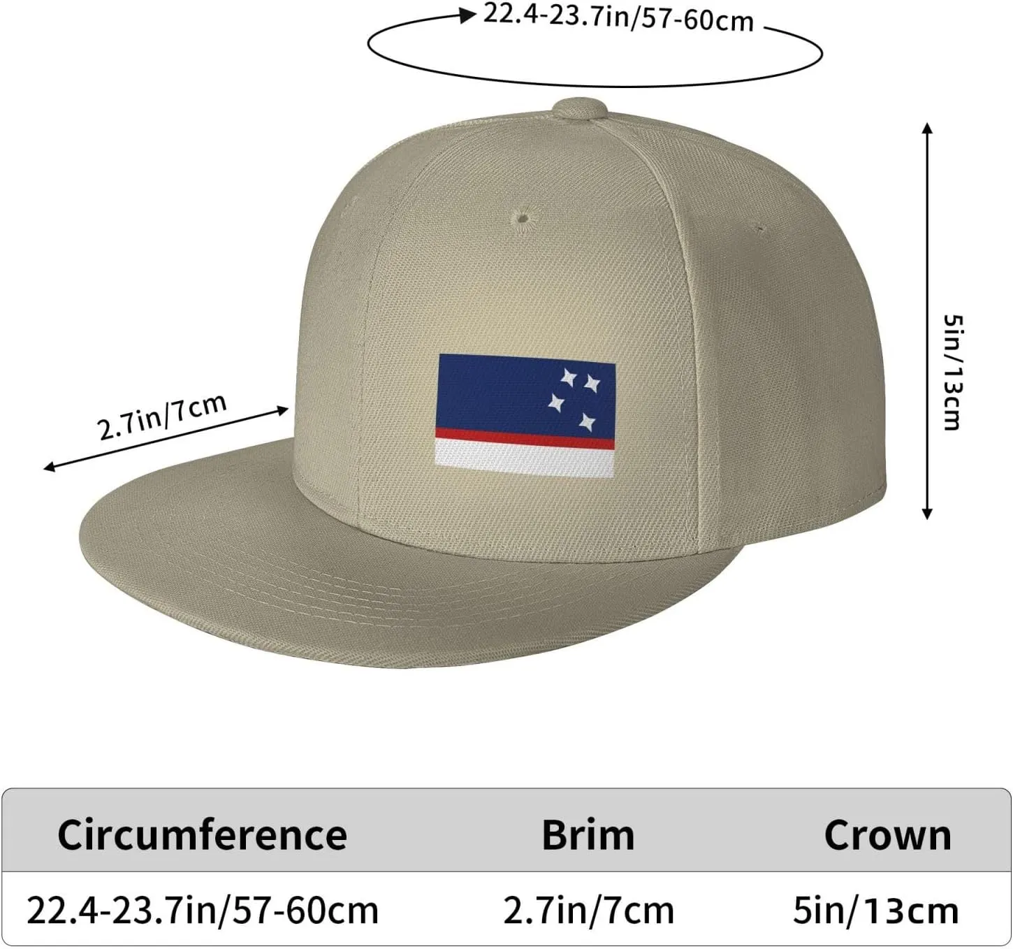 Flag of Patagonia Snapback Hats for Men Women Baseball Cap Flat Bill Brim Hat