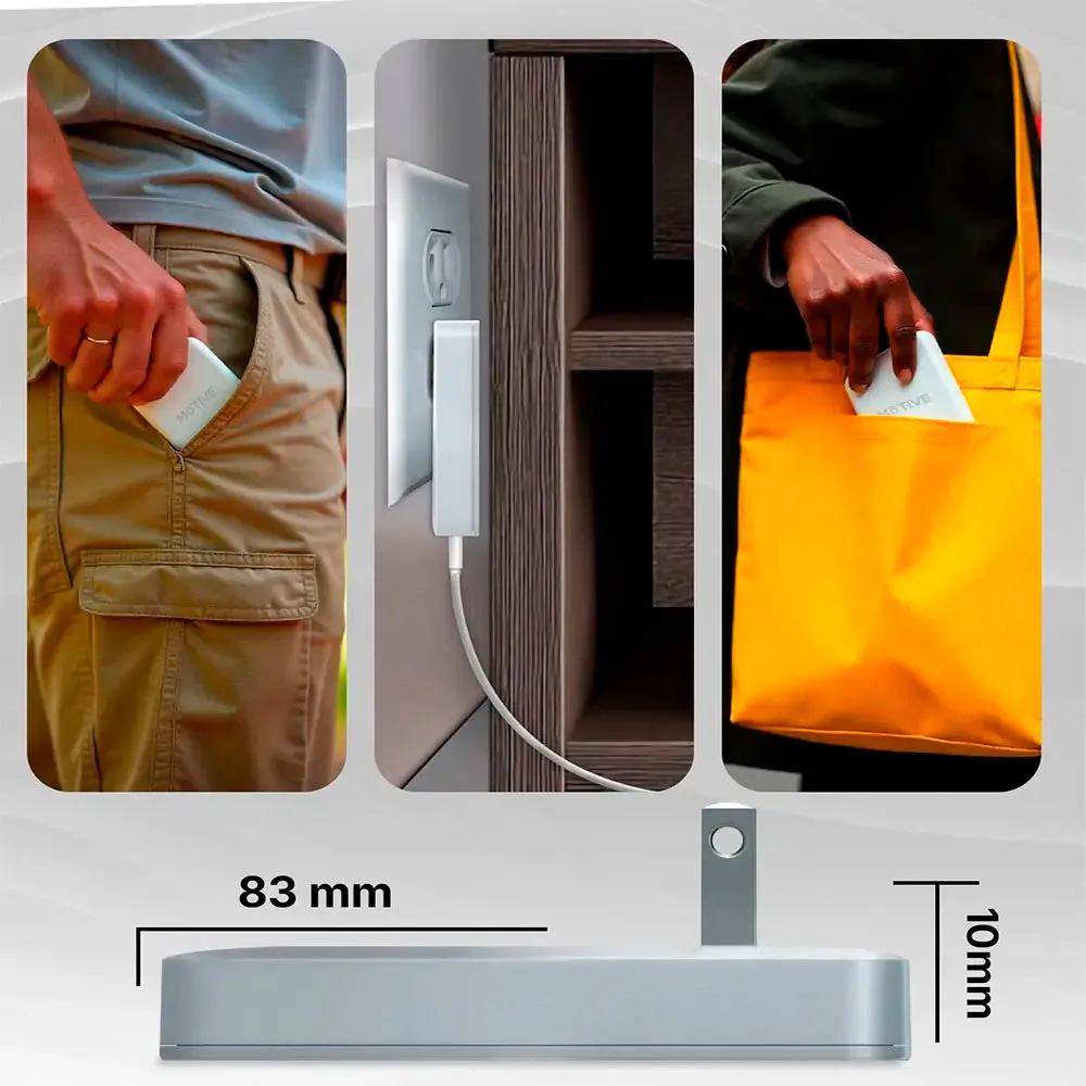 Flat Wall Charger, Dual Port USB-C & USB-A Super Fast Charging Block