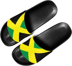 Forchrinse Jamaican Flag Mens Womens Slide Sandals Indoor Outdoor Sandals Slippers Lightweight Soft Shower Slippers