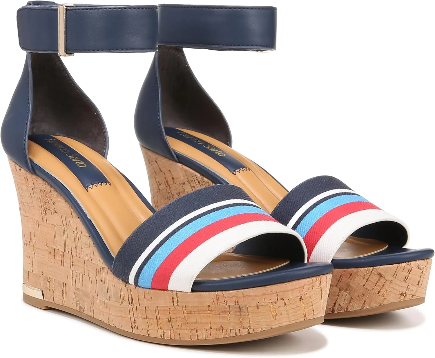 Franco Sarto Women's Clemens Cork Wedge Sandal