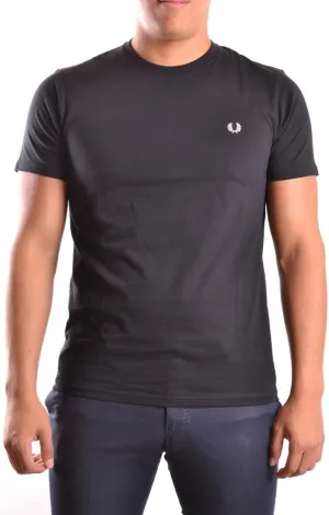 Fred Perry 100% Cotton Crew Neck Black T-Shirt Small