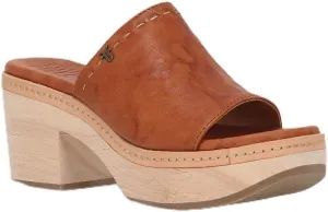 Frye Hazel 2 Slide Women's Premium Leather Slides - Comfortable Slip-On Sandals with Cushioned Footbed & Stylish Design