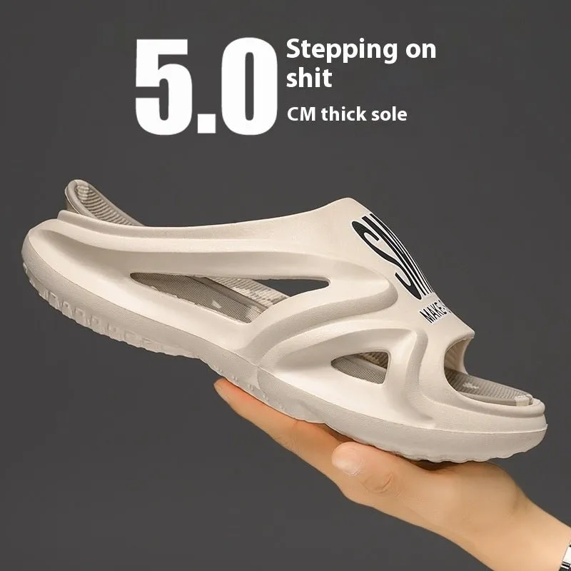 Funky Lightweight Plus-Size Slip-On Slippers