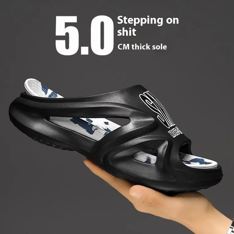 Funky Lightweight Plus-Size Slip-On Slippers