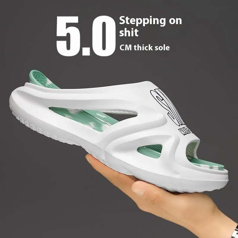 Funky Lightweight Plus-Size Slip-On Slippers