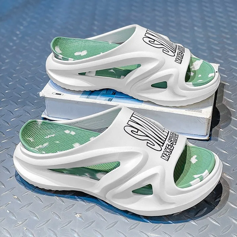Funky Lightweight Plus-Size Slip-On Slippers