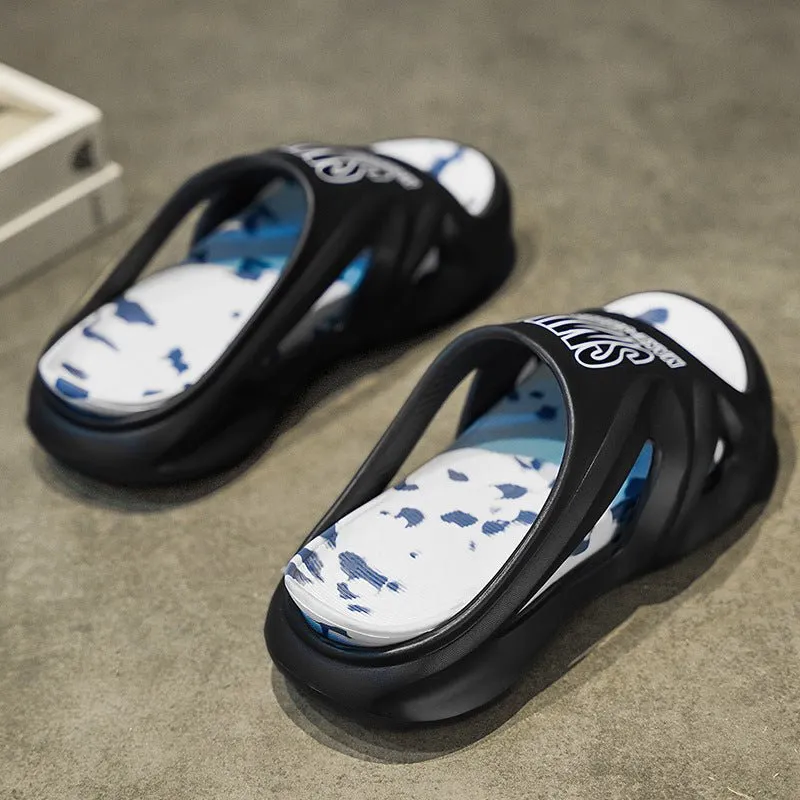 Funky Lightweight Plus-Size Slip-On Slippers
