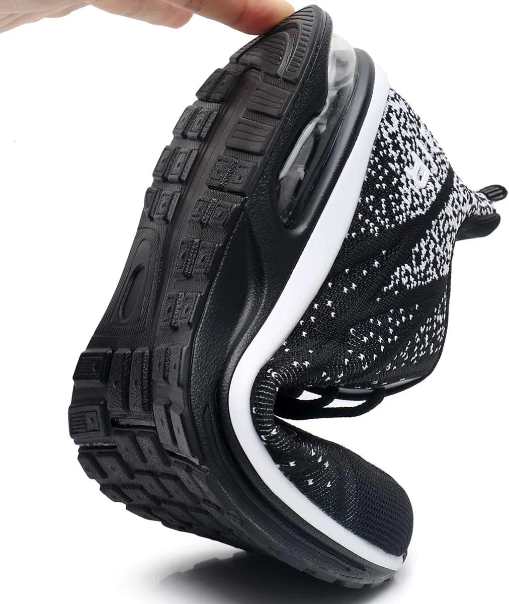 GANNOU Men's Athletic Running Shoes Fashion Sport Gym Jogging Tennis Fitness Sneaker (US 7-12.5)