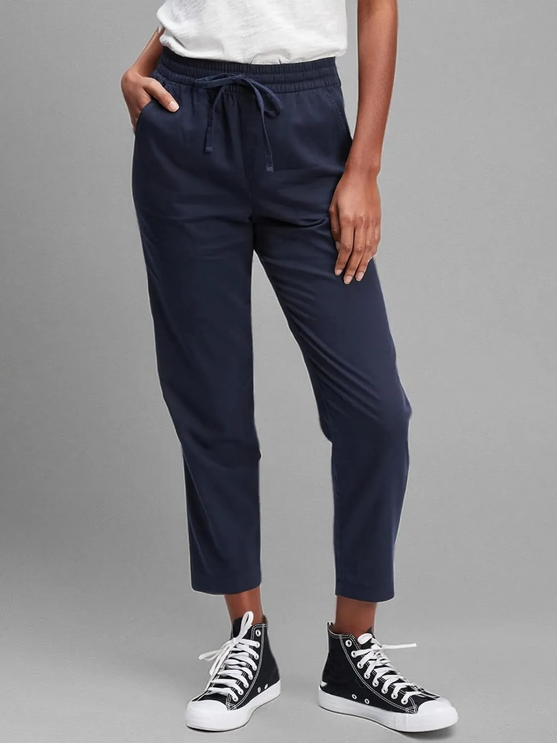 GAP Women's Easy Straight Pull-on Pants