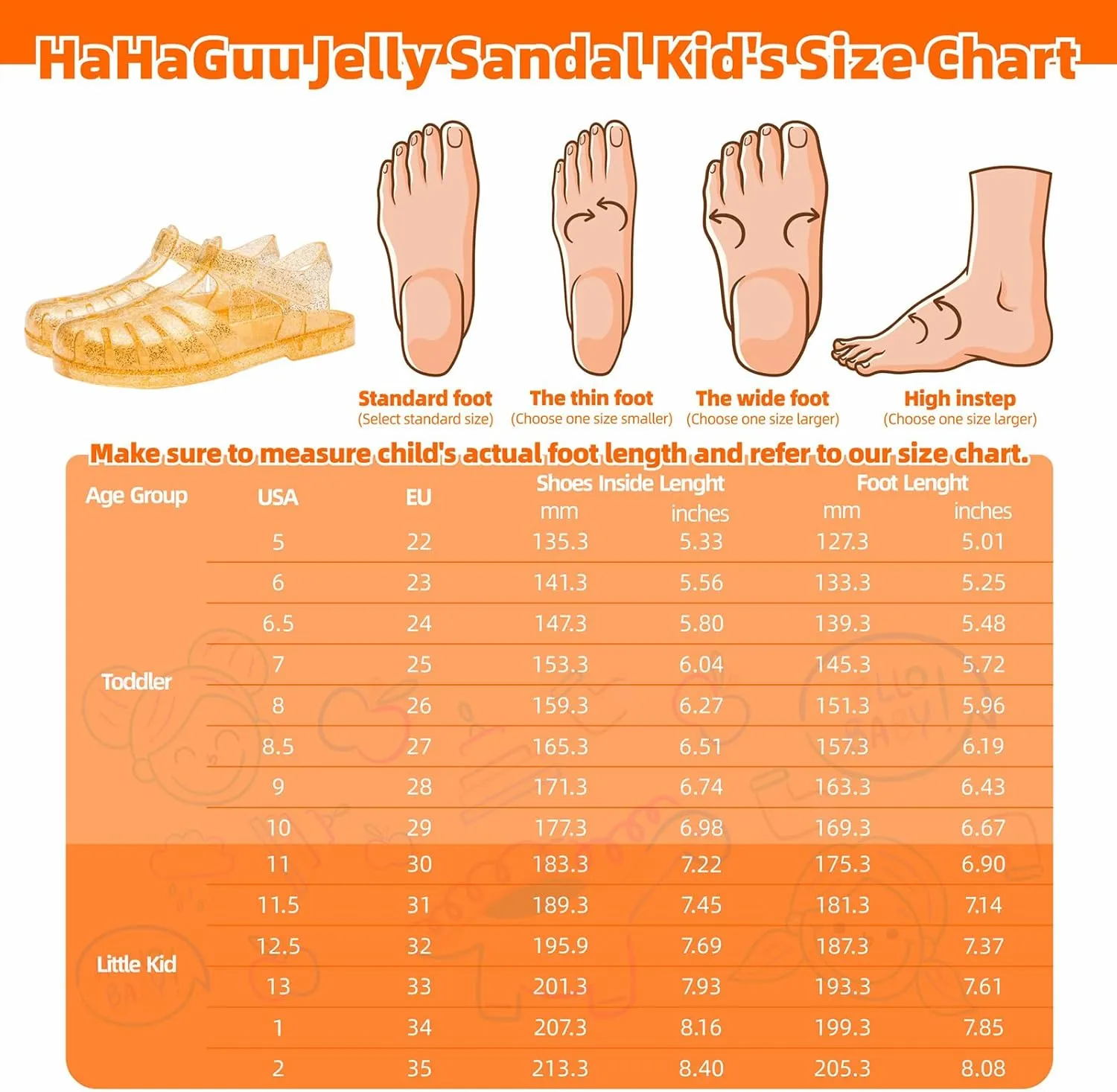 Girls Jelly Sandals Summer Costume Princess Dress Flat Breathable Waterproof Fisherman Gladiator Shoes For Girl Closed Toe Beach Flat-Sandals For Toddler Little Kid Big Kids