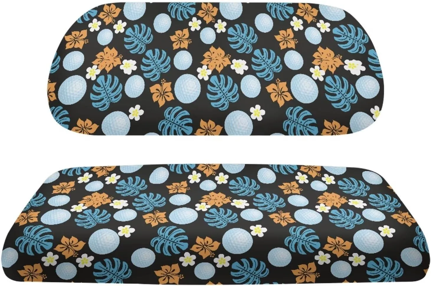 Golf Cart Seat Covers Set of 2 Soft Golf Blanket Towel Universal Cart Decoration Easy to Install