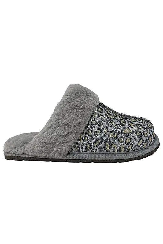 Gray Fur Easy DIGGY-Winter Slipper