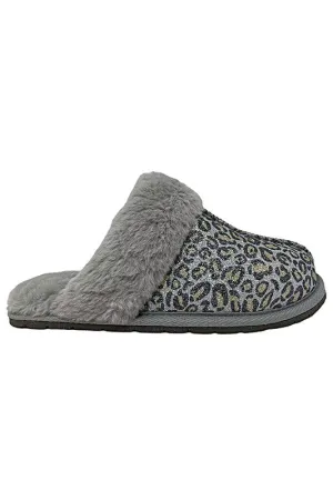 Gray Fur Easy DIGGY-Winter Slipper