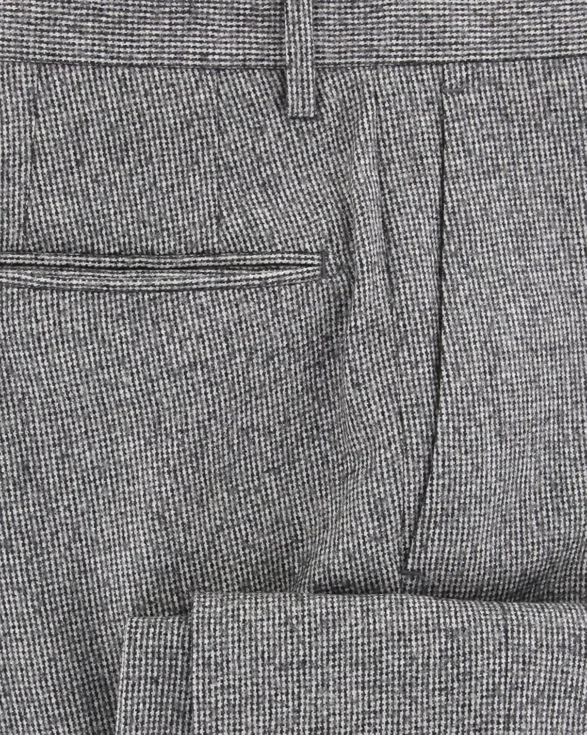 Gray Solid Pants - Extra Slim