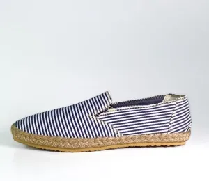 GROUNDING - Blue Stripe Slip On