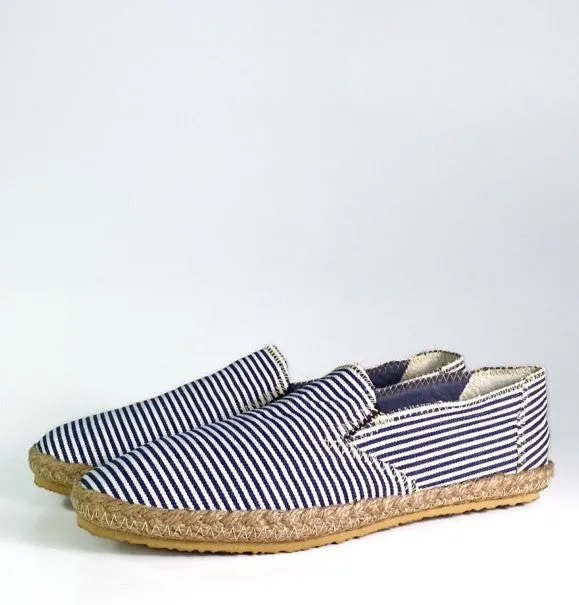 GROUNDING - Blue Stripe Slip On