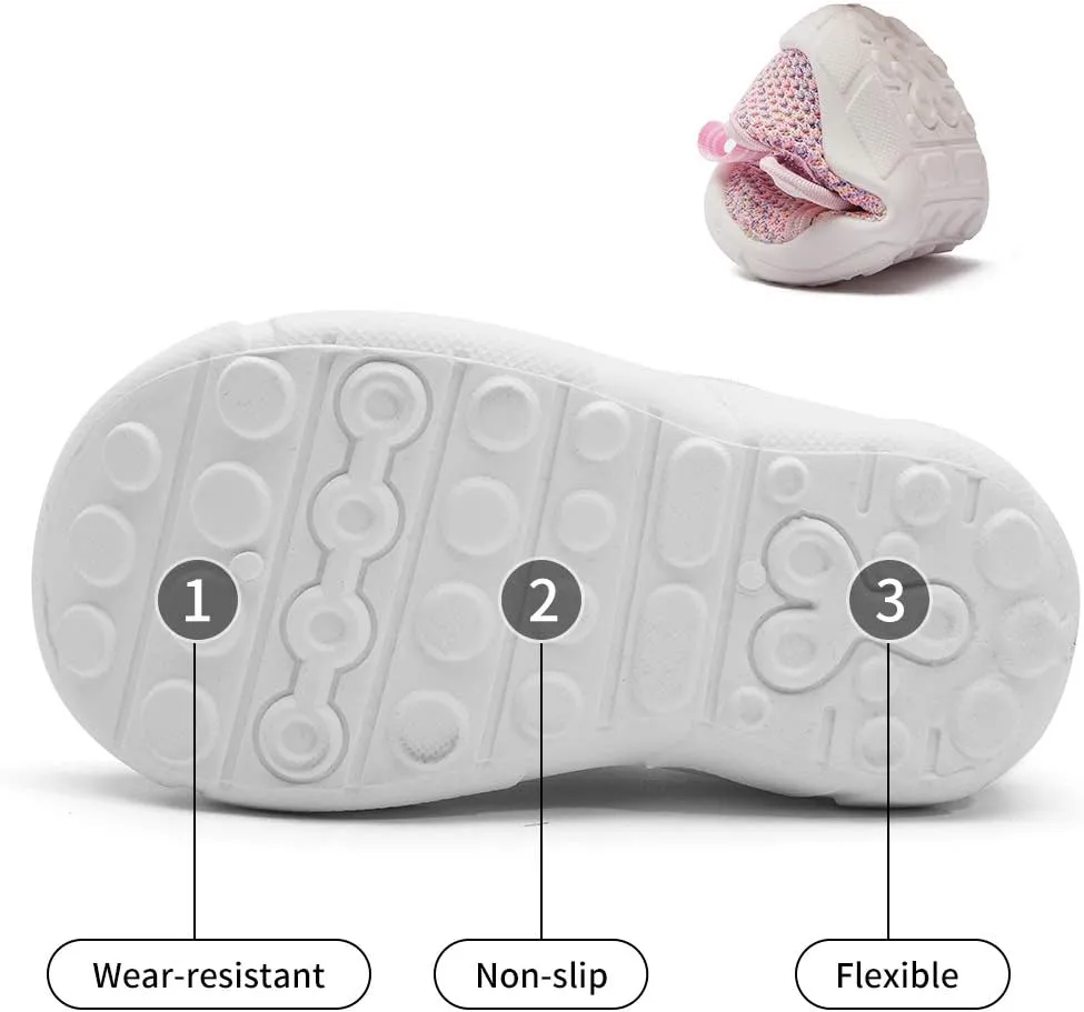 GUBARUN Toddler Boys Girls Sneakers Kids Lightweight Tennis Shoes Breathable