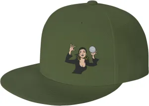 Gypsy Fortune Teller Snapback Hats for Men Women Baseball Cap Flat Bill Brim Hat