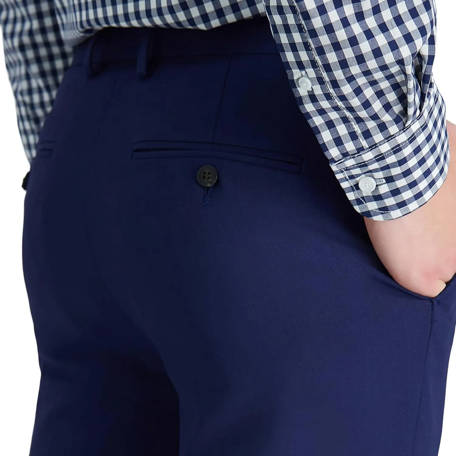 Haggar Men's Smart Wash with Repreve Slim Fit Suit Separates-Pants & Jackets