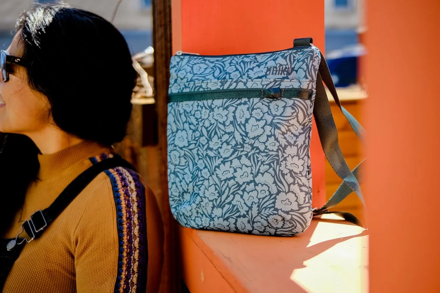 Haiku Women's Small Revel Eco-Friendly RFID Blocking Crossbody Travel Bag
