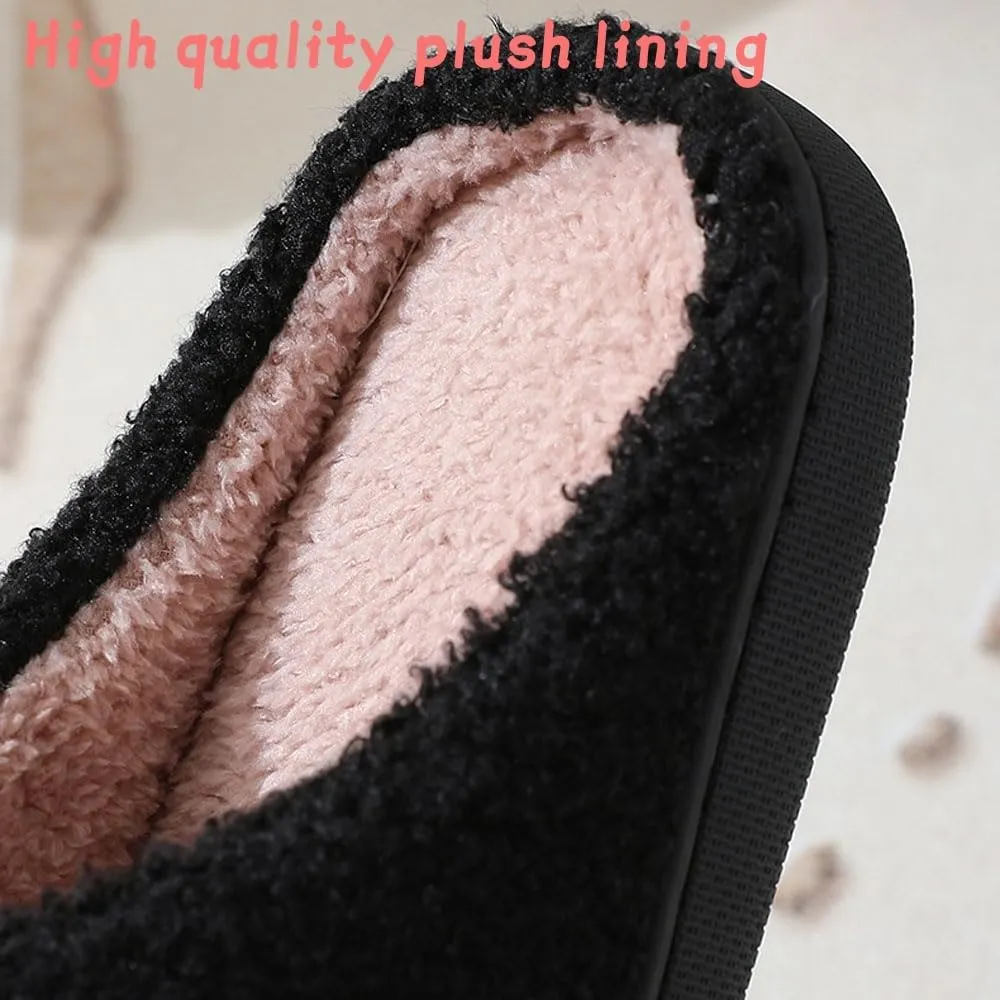 Halloween Skeleton Scream Fuzzy Slippers for Women and Men Cozy Plush Spooky Slippers Non-Slip Fluffy Halloween Christmas Gift