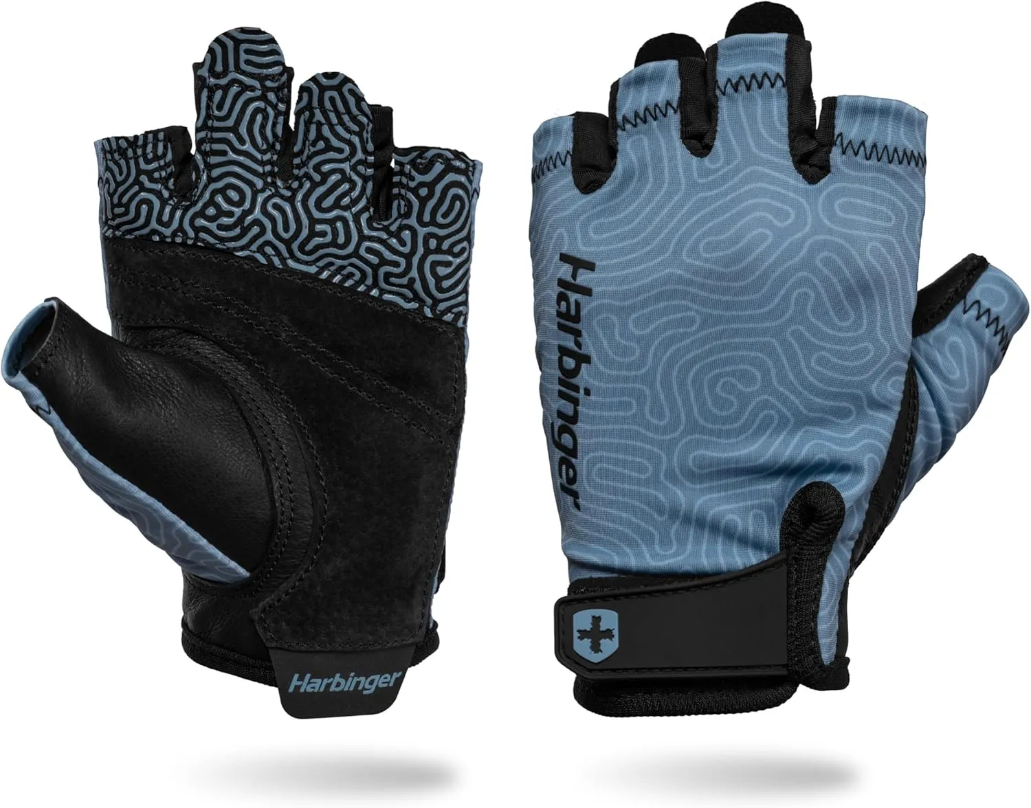 Harbinger Pro Gloves 3.0 - High Performance Training Gloves, Enhanced Grip, Breathable 4-Way Stretch, Adjustable Wrist Closure, Large, Women's