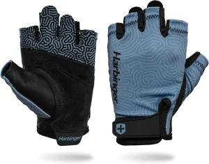 Harbinger Pro Gloves 3.0 - High Performance Training Gloves, Enhanced Grip, Breathable 4-Way Stretch, Adjustable Wrist Closure, Large, Women's
