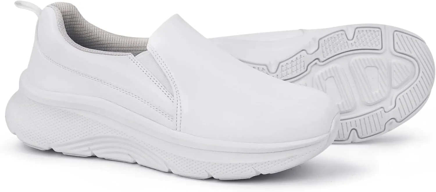 Hawkwell Women's Slip On Arch Support Lightweight Slip Resistant Comfortable Nurse Shoes