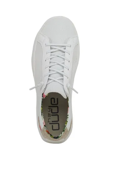 Hey Dude Natural Coconut Karina Ladies White Shoes