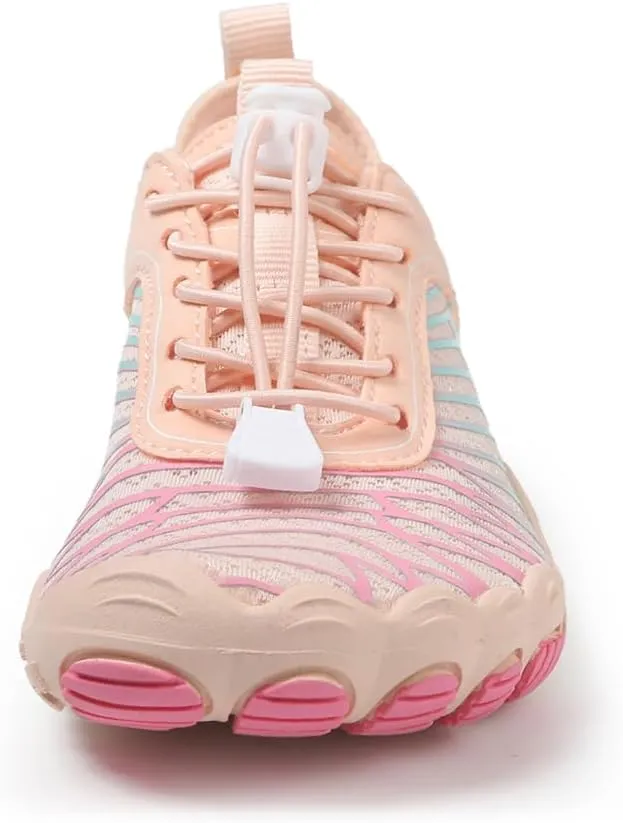 HiGropcore Water Shoes for Kids - Girls Boys Barefoot Shoes with Wide Toe Box - Quick Dry, Lightweight, Non Slip Kids Athletic Aqua Socks for Swim Beach Pool