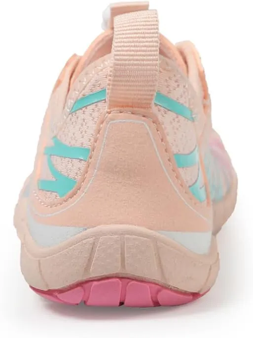HiGropcore Water Shoes for Kids - Girls Boys Barefoot Shoes with Wide Toe Box - Quick Dry, Lightweight, Non Slip Kids Athletic Aqua Socks for Swim Beach Pool