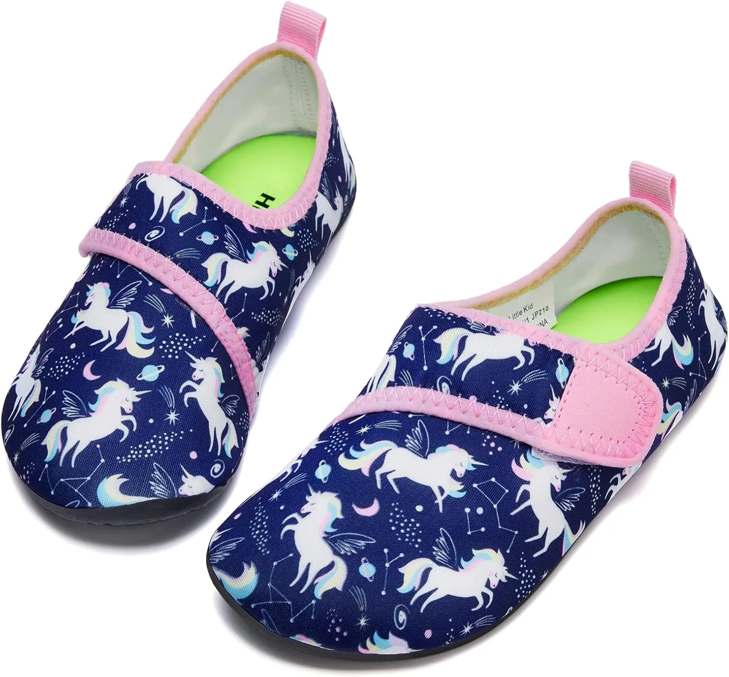 HIITAVE Kids Water Shoes Non-Slip Beach Swim Barefoot Quick Dry Aqua Pool Socks for Boys & Girls Toddler