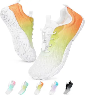 Hike Barefoot Water Shoes Women Men Footwear Wide Toe Quick-Dry Pro Barefoot Swim Beach Breathable Grounding Shoes Non-Slip Aqua Socks Shoe for Pool Walking Kayaking Hiking Surfing