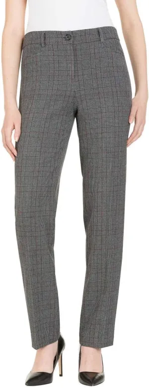 Hilary Radley Women Flat Front Slim Leg Dress Stretch Pants 1244082