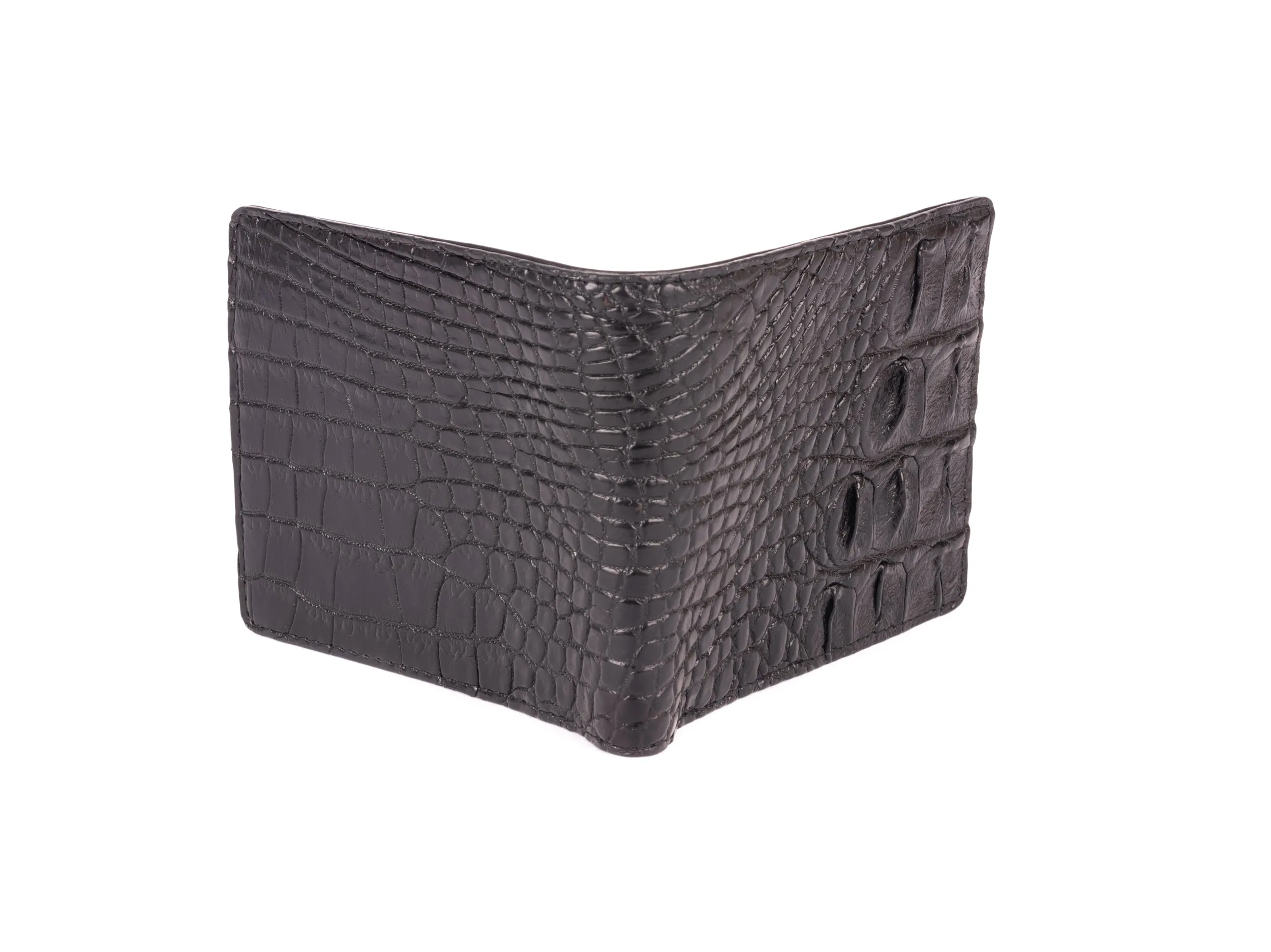 Hornback Crocodile Skin Wallet