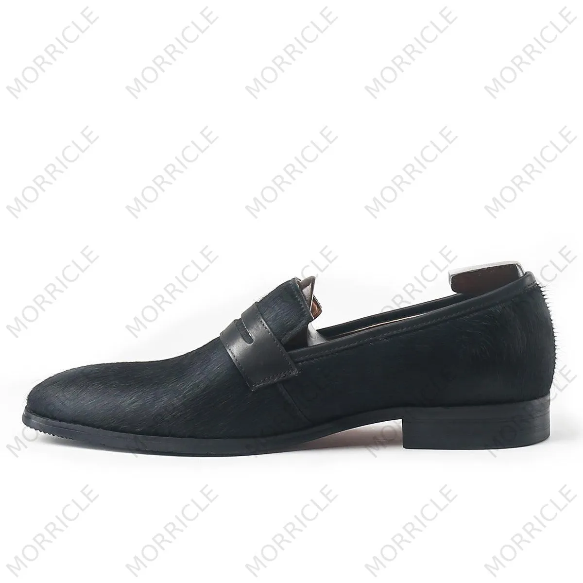 Horsehair Casual Full Strap Loafers