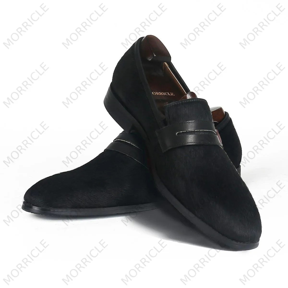 Horsehair Casual Full Strap Loafers