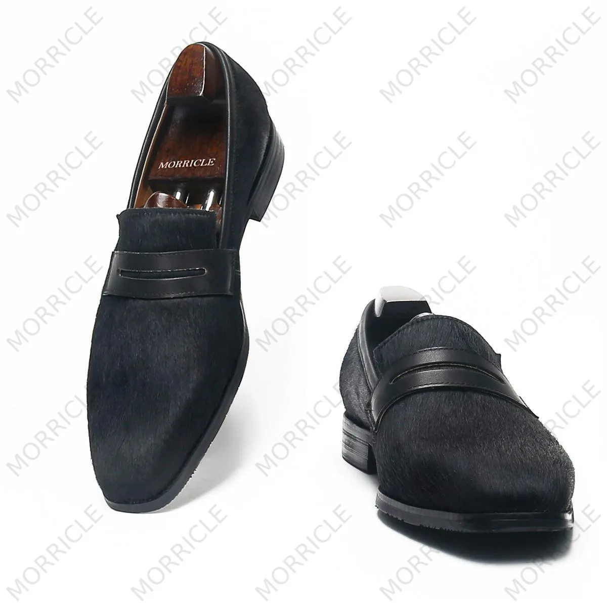 Horsehair Casual Full Strap Loafers