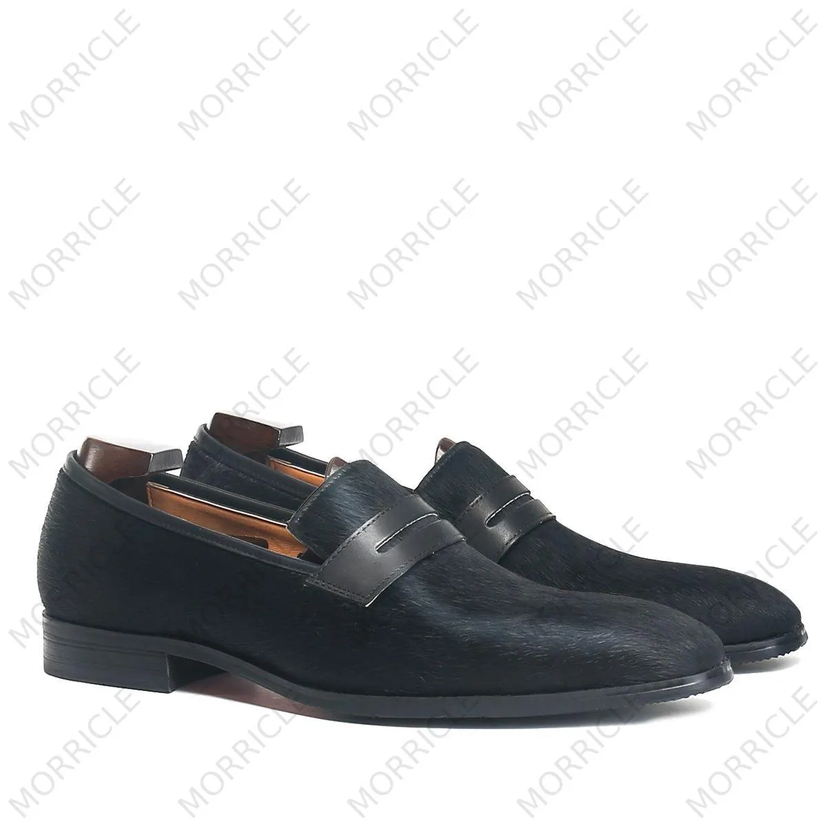 Horsehair Casual Full Strap Loafers