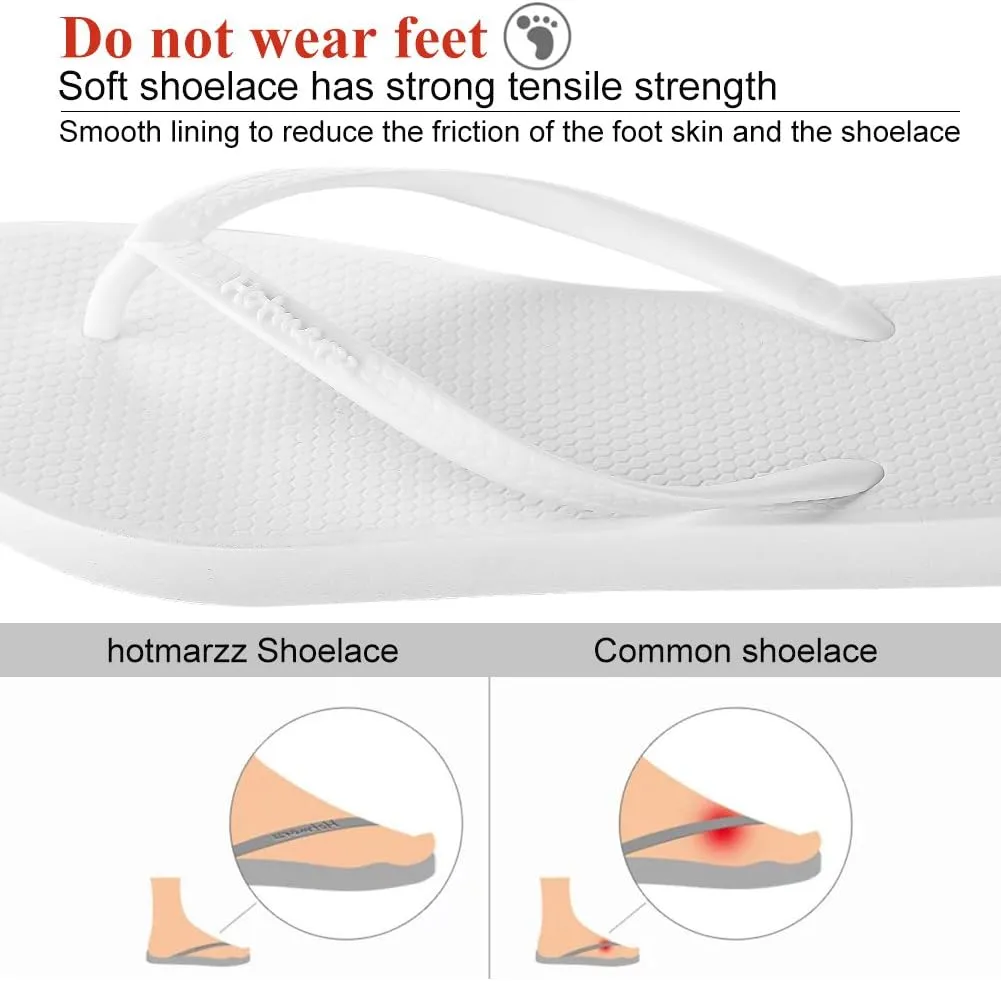 Hotmarzz Women's Slim Flip Flops Fashion Beach Slippers Flat Sandals